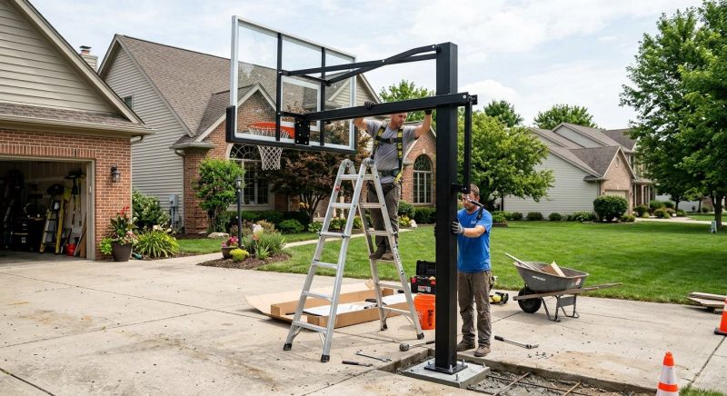 Basketball Hoop Installation in Denver County, CO
