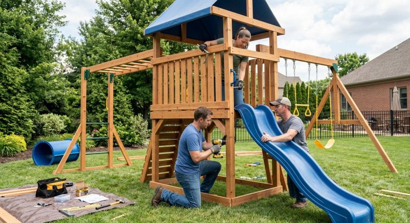 Playground Equipment Assembly in Alpharetta, GA