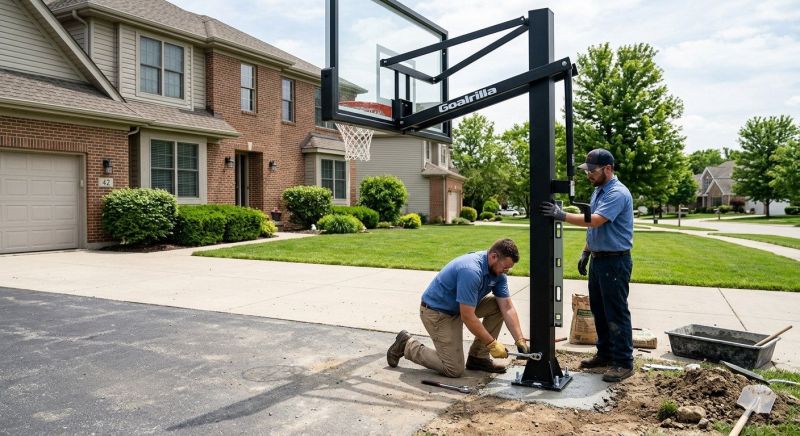 Basketball Goal Installation in Littleton, CO