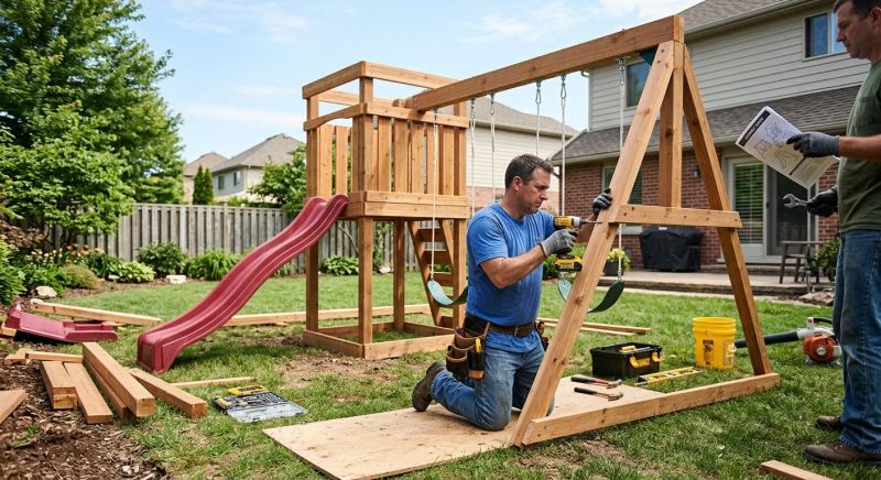 Playground Equipment Assembly in Alpharetta, GA
