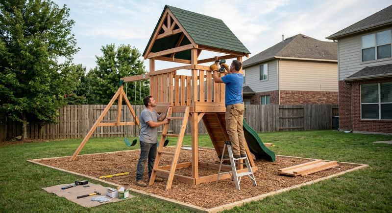 Playground Installation in Alpharetta, GA