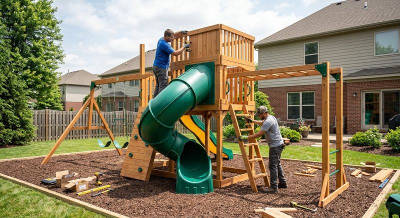 Playground Installation in Longmont, CO