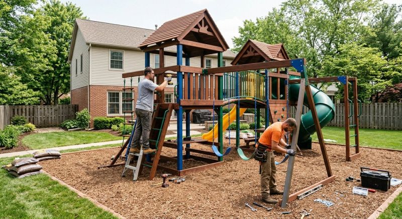 Playground Installation in Arvada, CO