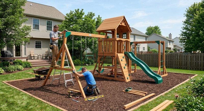 Playground Set Assembly in Boulder, CO